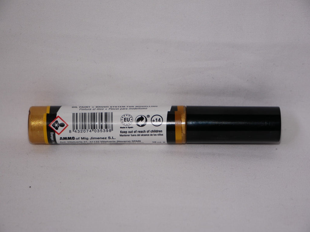 Ammo By Mig Jimenez Oilbrusher Range Gold With Fine Brush Applicator A.MIG-3539