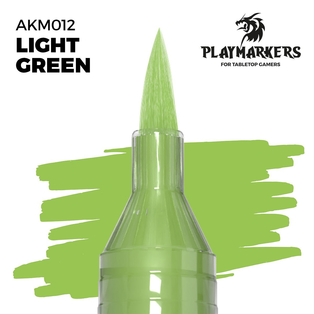 AK Interactive Acrylic Paint Playmarkers For Tabletop Games Light Green - AKM012