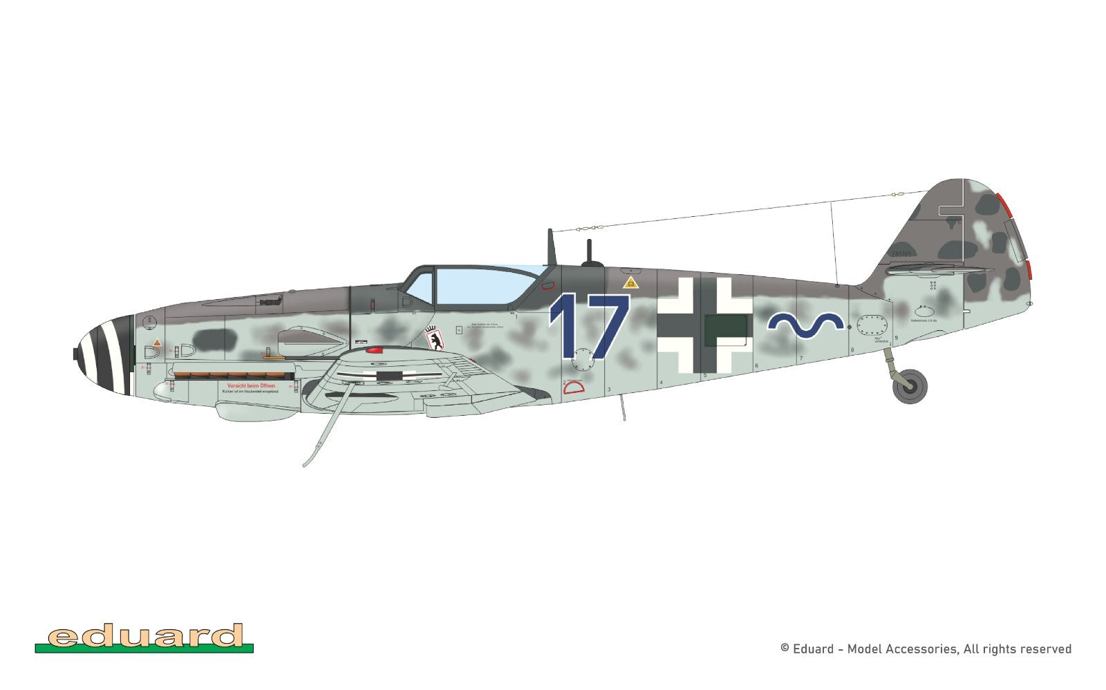 Eduard 1:72 Scale Gustav Pt.3 Dual Combo Limited Edition Model Kit Set - 2150