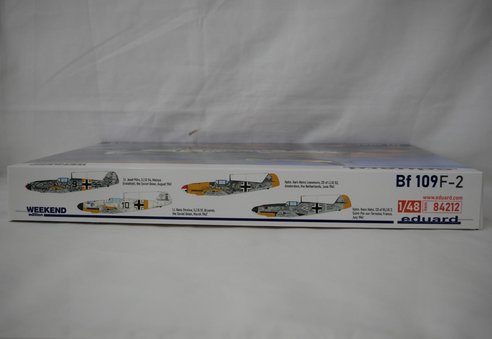 Eduard 1:48 Scale WWII Messerschmitt Bf 109F-2 Weekend Edition Model Kit - 84212