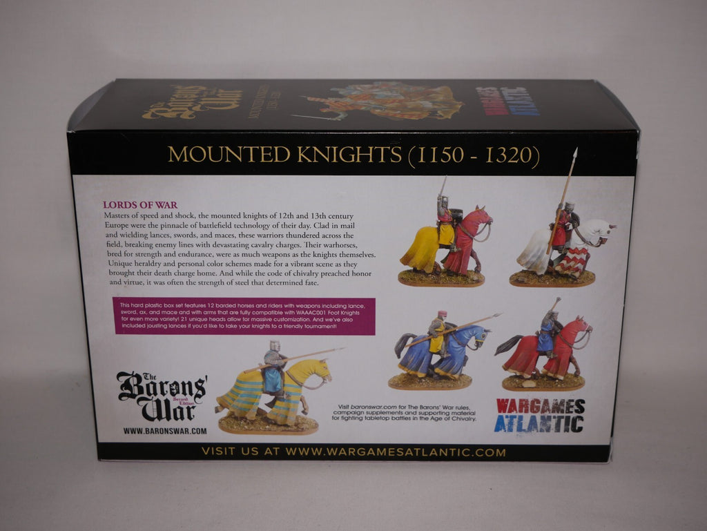 Wargames Atlantic The Barons' War 28mm Mounted Knights (1150-1320) - WAAAC004