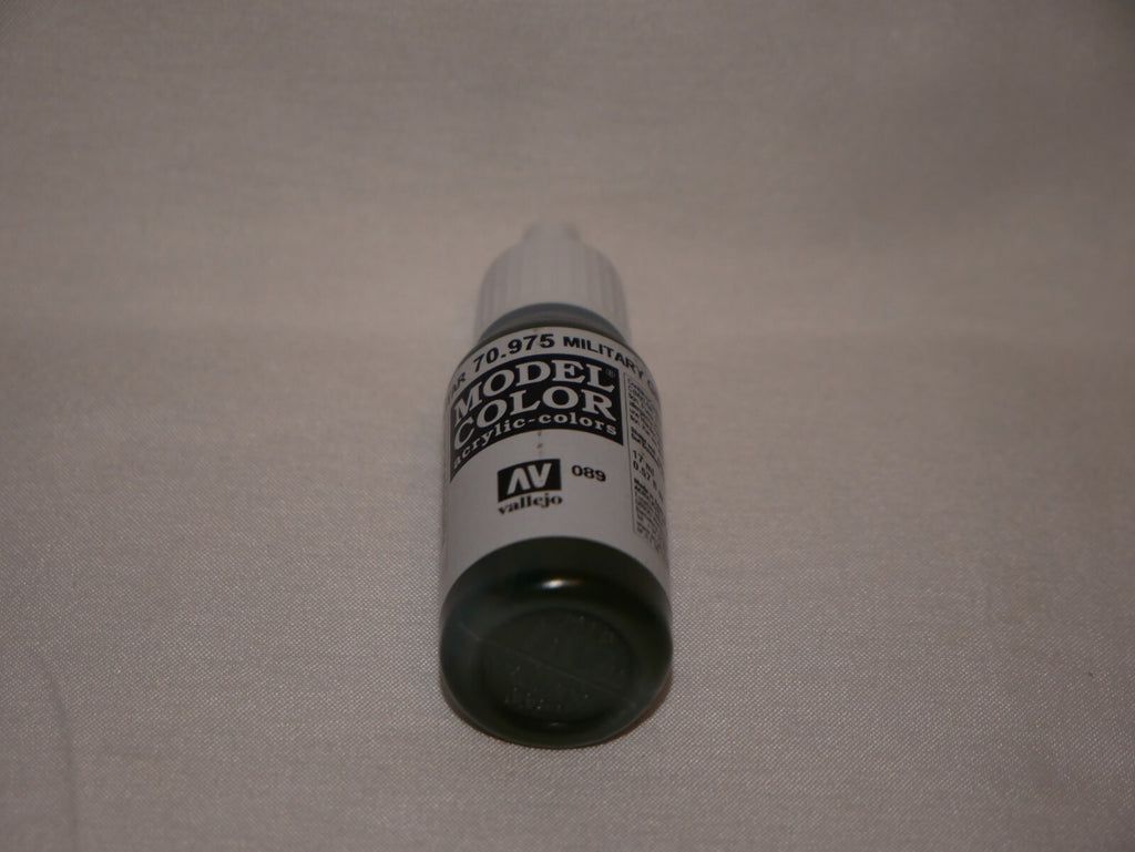 Vallejo Model Color Military Green Acrylic 17ml/0.57 fl oz Dropper Bottle 70.975