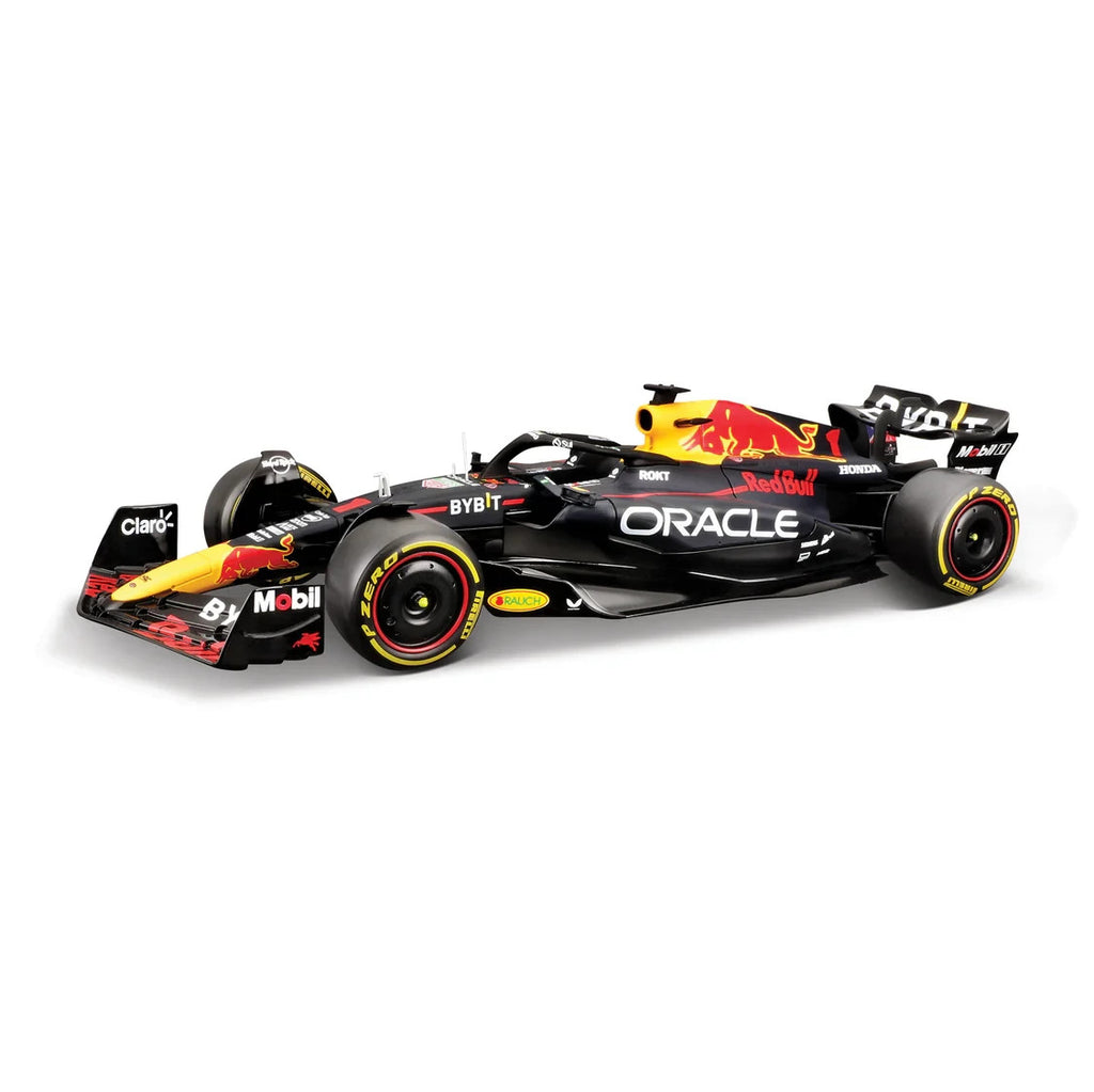 Burago 1:24 Oracle Redbull Racing RB19 Car With Max Verstappen Figure #18-28036V