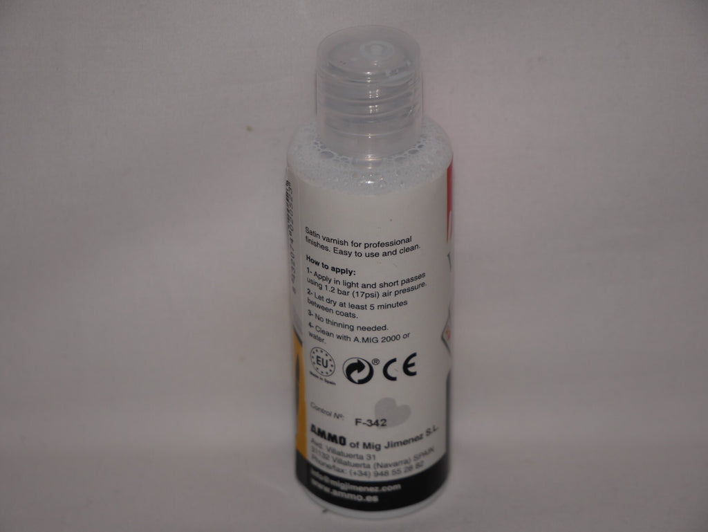 Ammo By Mig Jimenez Acrylic Professional Lucky Satin Varnish 60ml - A.MIG-2052