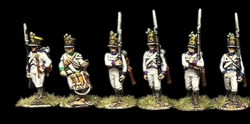 Hat Industrie 1:72 Scale Napoleonic Austrians Infantry (Advancing) Figures - 8164