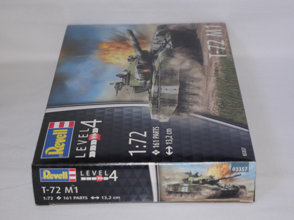 Revell 1:72 Scale T-72 M1 Soviet Main Battle Tank Model Kit Skill Level 4 03357