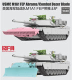 Ryefield Model 1:35 Scale USMC M1A1 FEP Abrams Tank With Combat Dozer Blade 5048