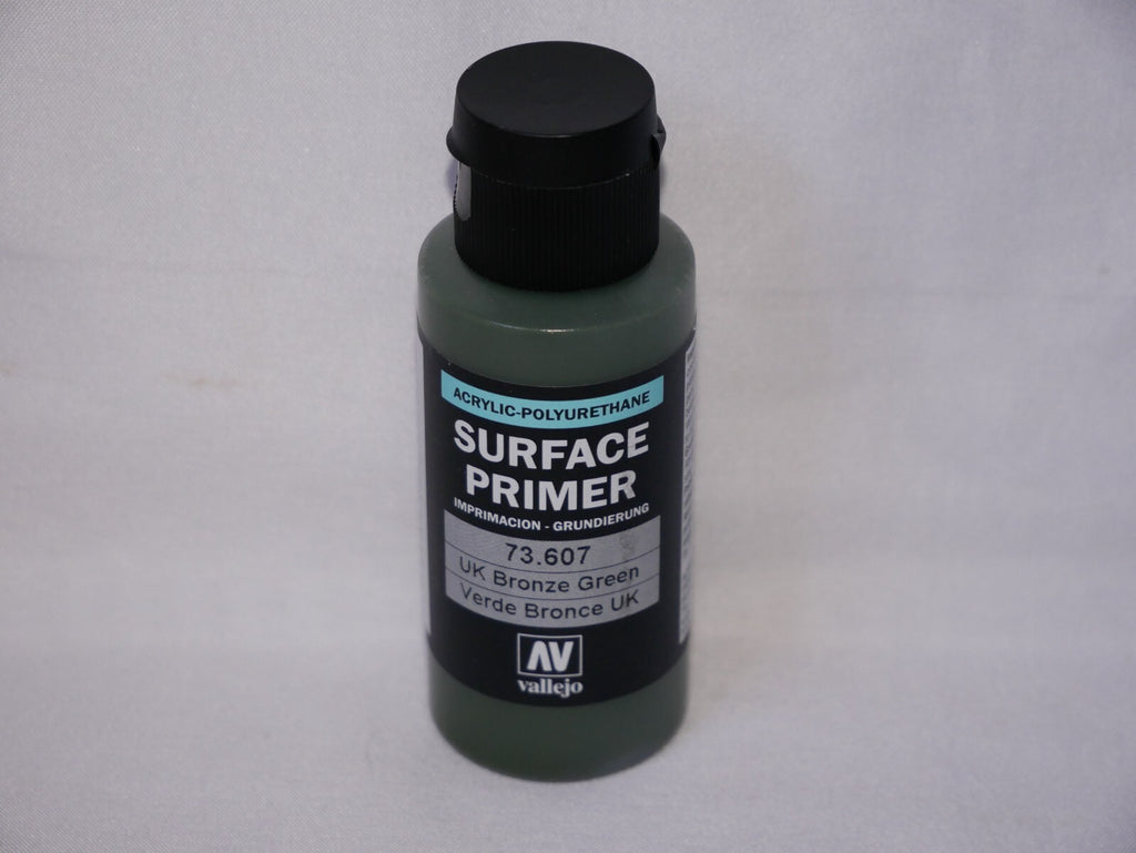 Vallejo Polyurethane Surface Primer UK Bronze Green 60ml / 2.02 fl oz - 73.607