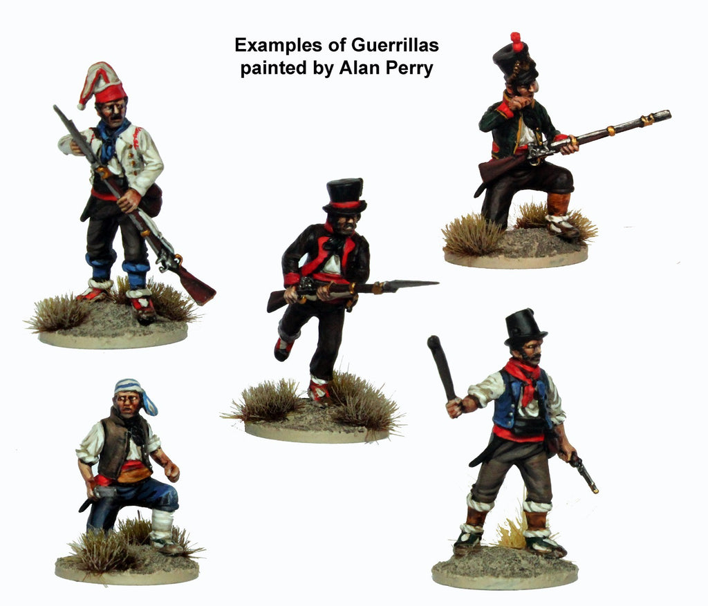 Perry Miniatures 28mm Hard Plastic Spanish Napoleonic Guerrillas (1808-14) - SPA90