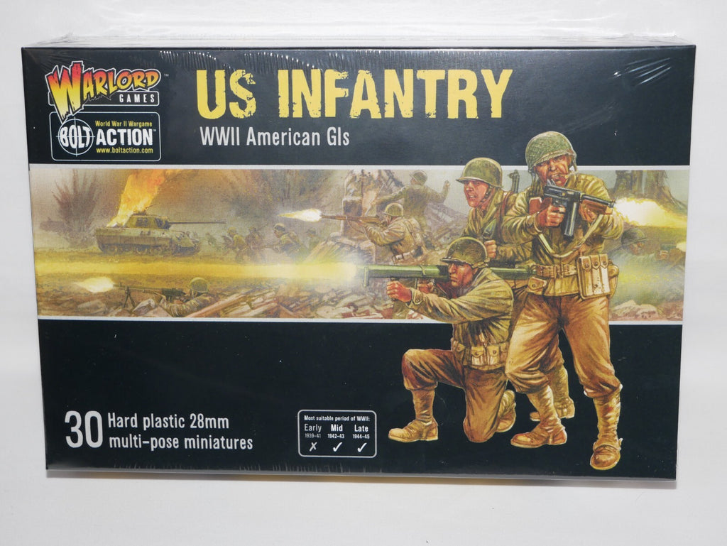 Warlord Games Bolt Action 1:56 Scale WWII US Infantry American GIs - (402013012)