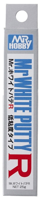 Mr Hobby Mr White R Low Viscosity Lacquer Based Putty 25g Metal Tube - (P-123)