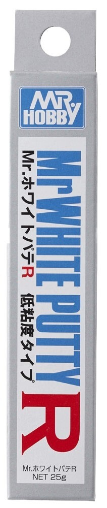 Mr Hobby Mr White R Low Viscosity Lacquer Based Putty 25g Metal Tube - (P-123)
