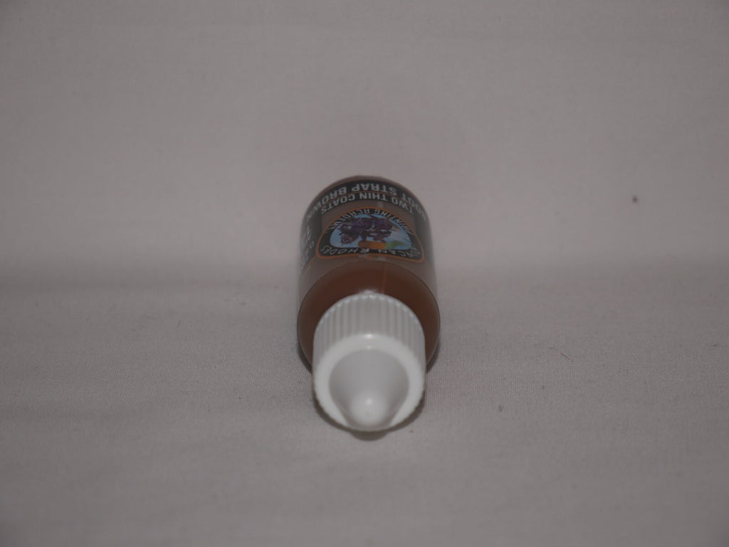 Duncan Rhodes Painting Academy Two Thin Coats Boot Strap Brown 15ml Bottle 10155