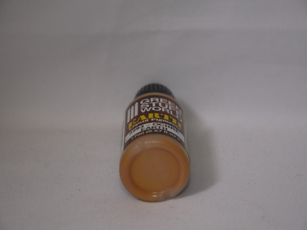Green Stuff World Liquid Earth Pigments Paint Range Ochre Earth 17ml Bottle 2293