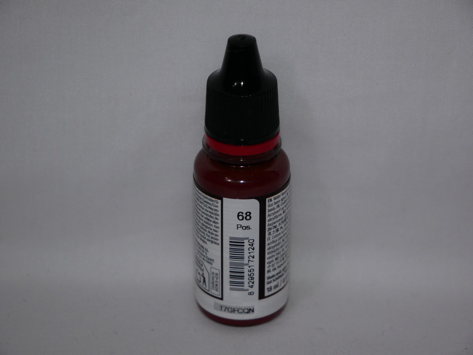 Vallejo Game Color Acrylics Gorgon Brown 18ml/0.6 fl oz Dropper Bottle - 72.124