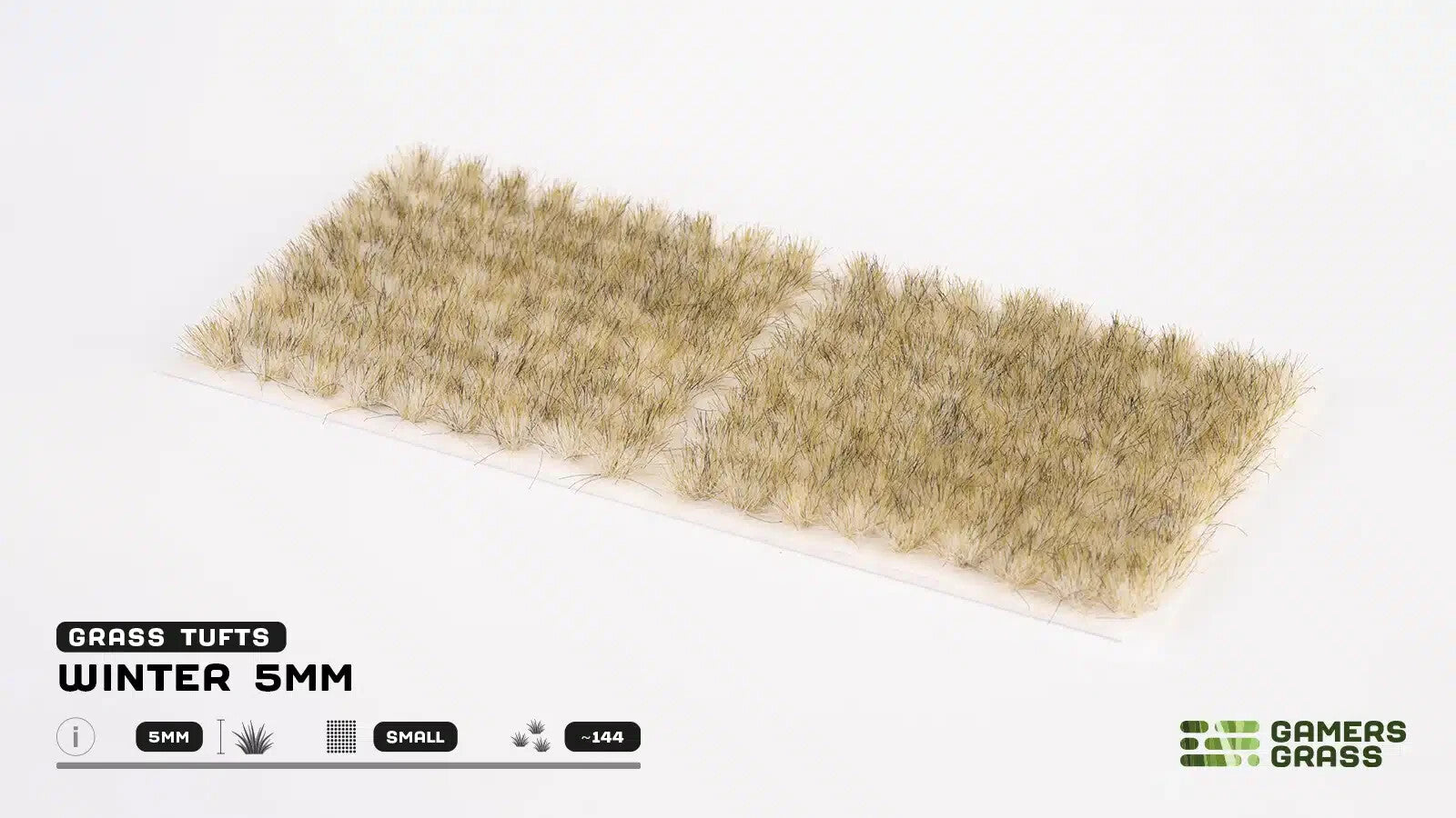 Gamers Grass Wild Winter 5mm Tufts For Wargaming Mini Bases (70) Per Pack - GG5-W