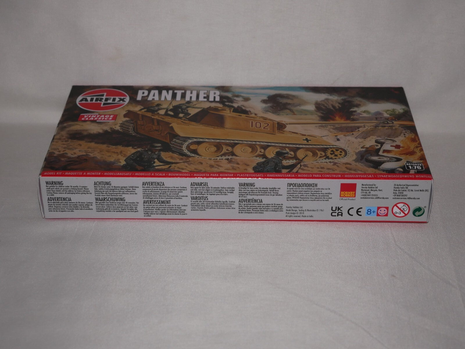 Airfix Vintage Classics 1:76 German Panther Medium Tank Skill Level 2 - A01302V