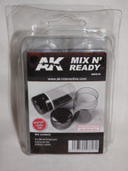 AK Interactive Mix N' Ready 35ml Empty Jars 4 Piece Set With Airproof Lids AK616