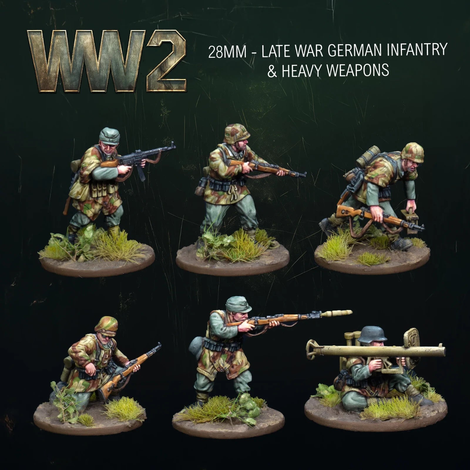 Victrix 28mm WW2 Late War German Infantry & Heavy Weapons (1944 - 1945) - VW2001