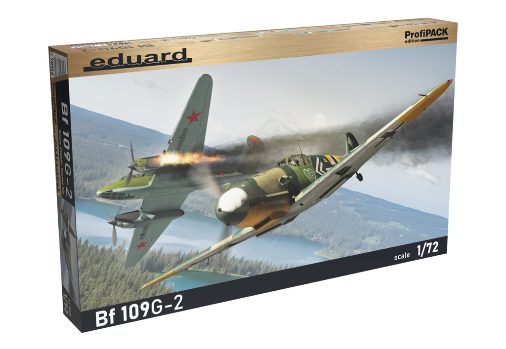 Eduard 1:72 Scale Plastic Kit Messerschmitt Bf 109G-2 ProfiPACK Edition - 70156