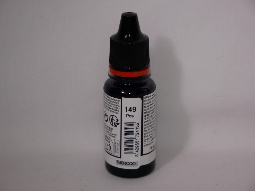 Vallejo Xpress Color Acrylics Omega Blue 18ml/0.6 fl oz Dropper Bottle - 72.413
