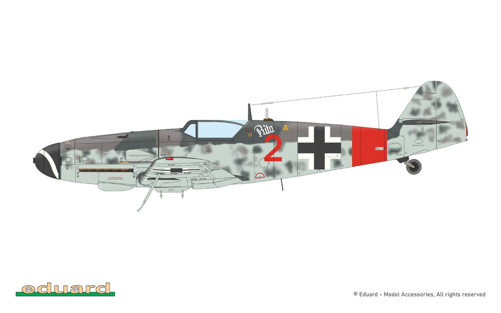 Eduard 1:72 Scale Gustav Pt.3 Dual Combo Limited Edition Model Kit Set - 2150