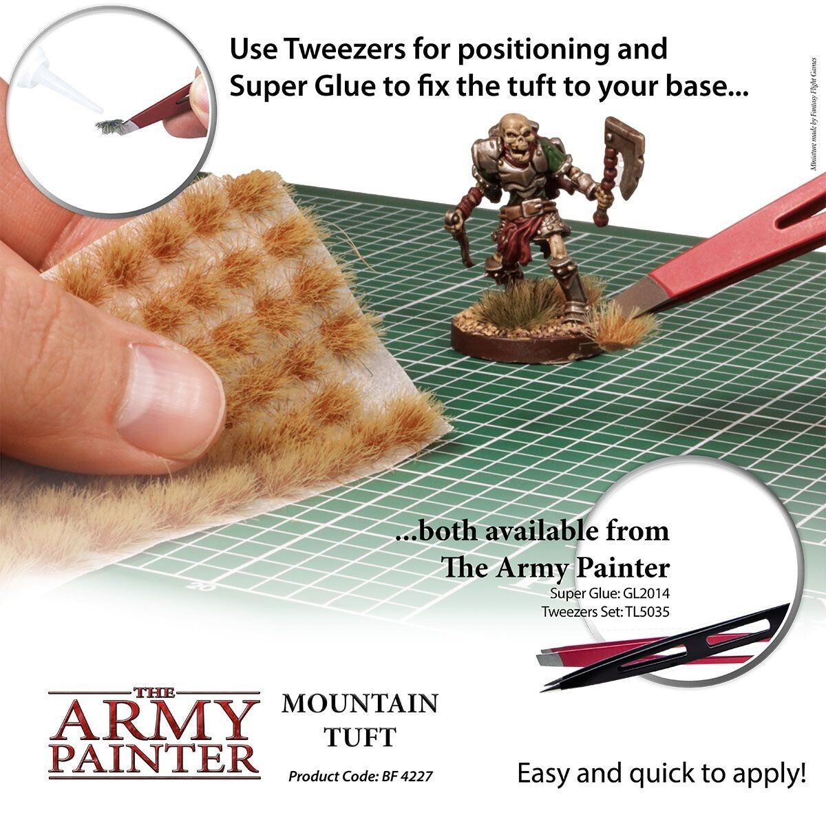The Army Painter Battlefields Mountain Tufts For Wargaming (77) Per Pack BF4227