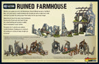 Warlord Games Bolt Action 1:56 Hard Plastic Modular Ruined Farmhouse - 802010004