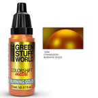 Green Stuff World Colorshift Chameleon Metal Paints Range Burning Gold 17ml 1606