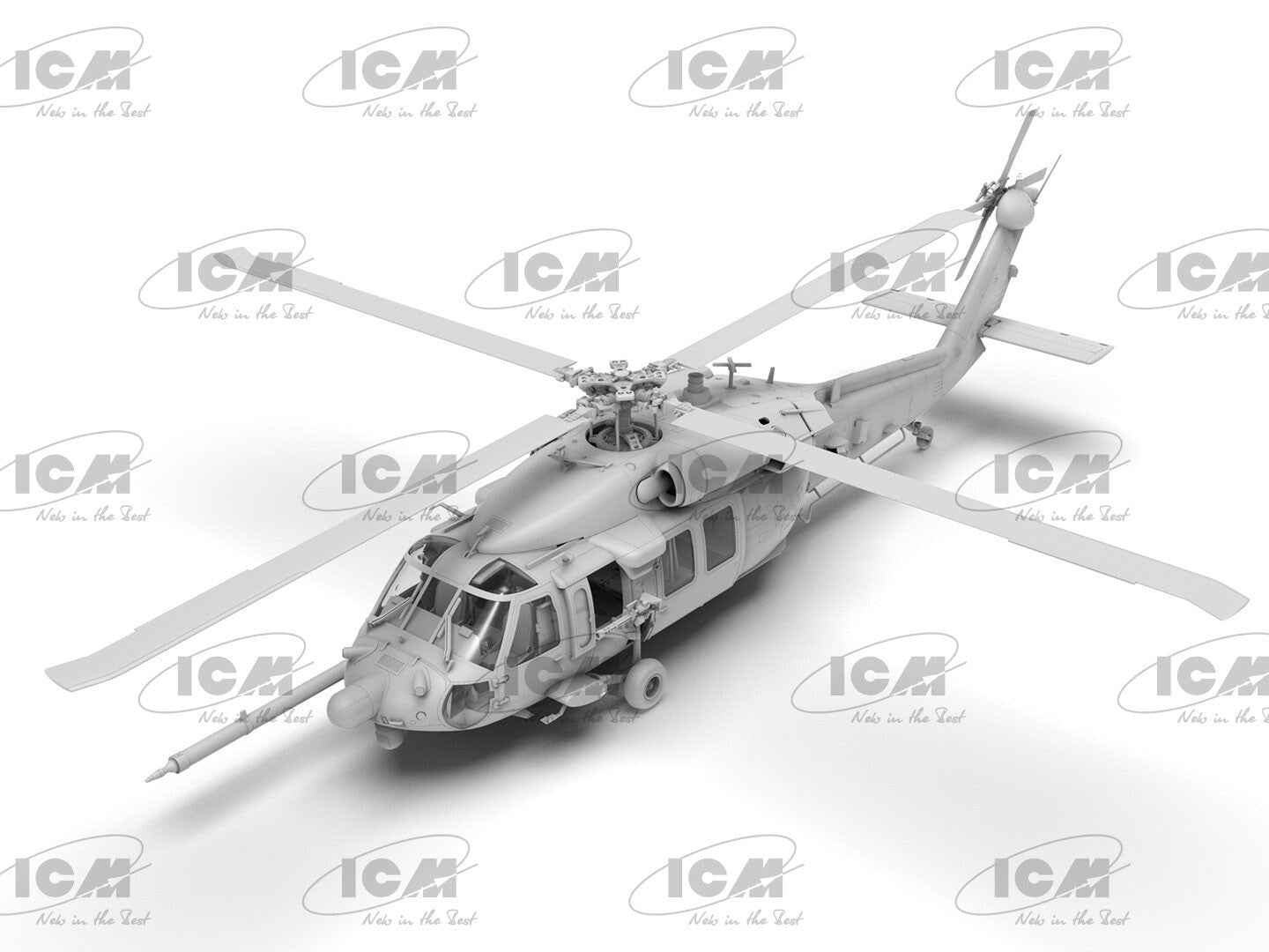 ICM 1:48 Scale Sikorsky MH-60L Black Hawk US Special Forces Helicopter - 48360