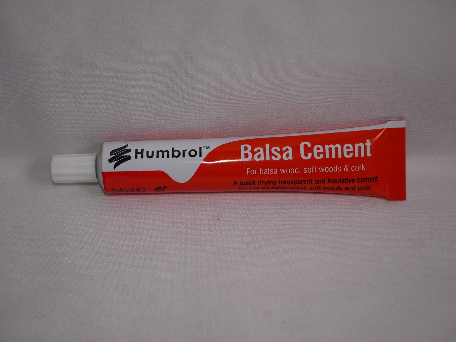Humbrol Large Balsa Cement For Balsa Wood Craftwork & Modeling 24ml Tube AE0603