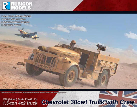 Rubicon Models 1:56 Scale 1.5-ton 4x2 Chevrolet 30cwt Truck With Crew - 280075