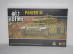 Warlord Games Bolt Action 1:56 Scale WW2 German Panzer III Medium Tank 402012004