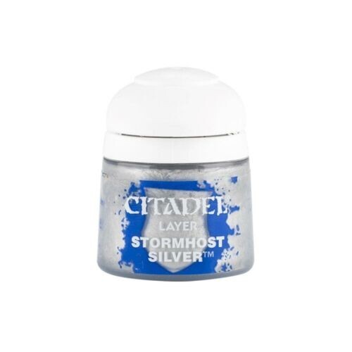 Citadel Colour Layer Stormhost Silver Metallic Acrylic 12ml/0.40 fl oz Pot 22-75