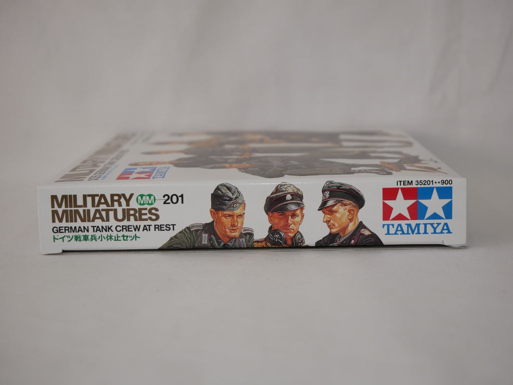 Tamiya Military Miniatures 1:35 Scale WWII German Tank Crew At Rest - 35201