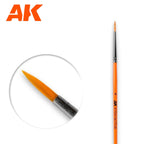 AK Interactive Size 4 Round Synthetic Hair Scale Modeling Paint Brushes - AK605