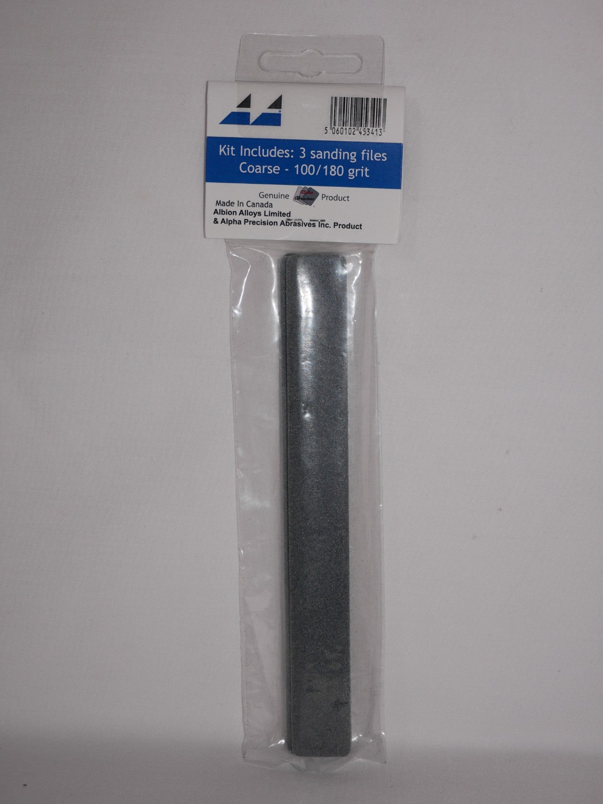 Albion Alloys Professional Sanding Files Coarse 100/180 Grit (165mm x 20mm) 341