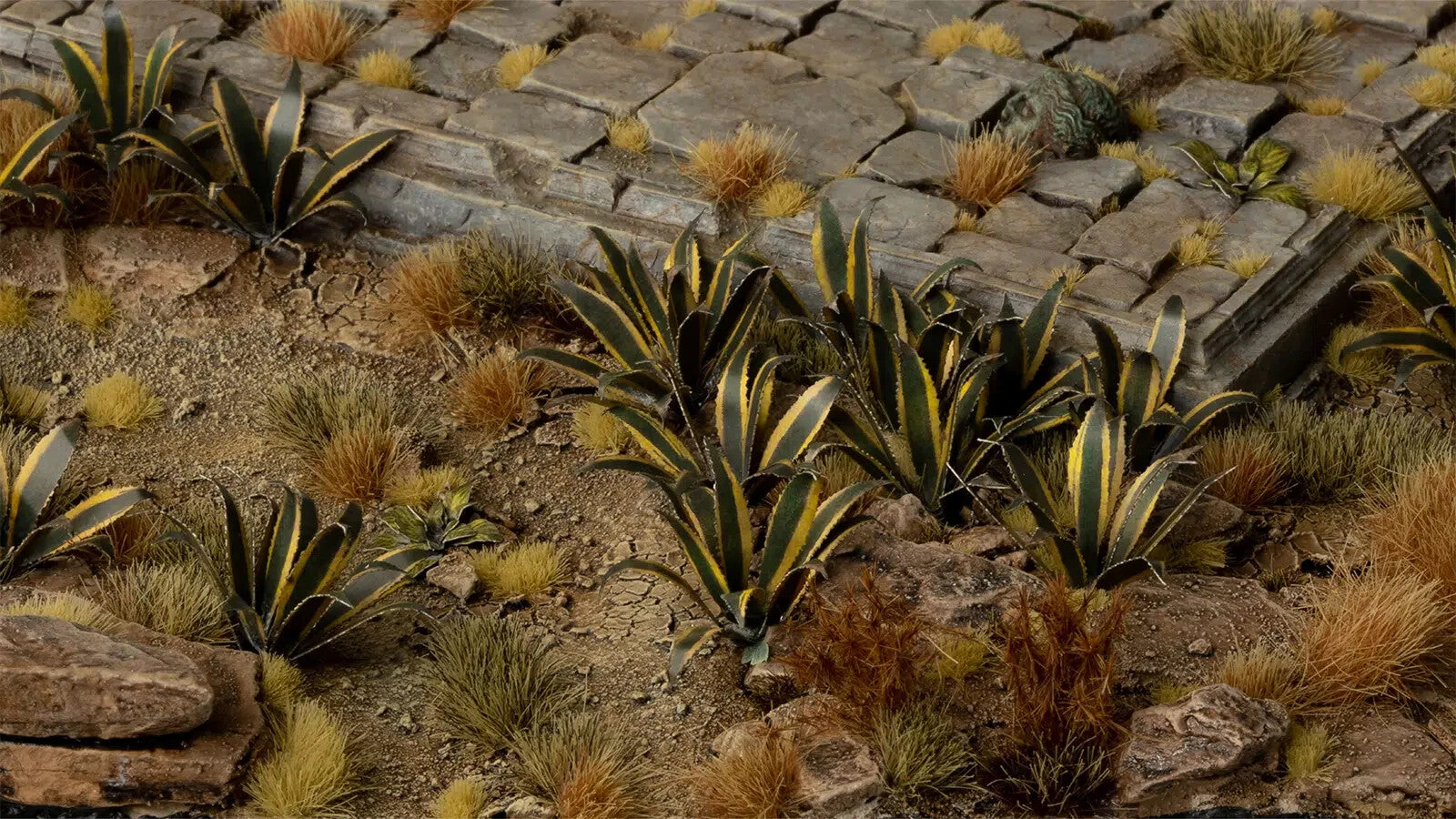 Gamers Grass Full Color Laser Cut Plants Agave For Bases (70) Per Pack GGLP-AG