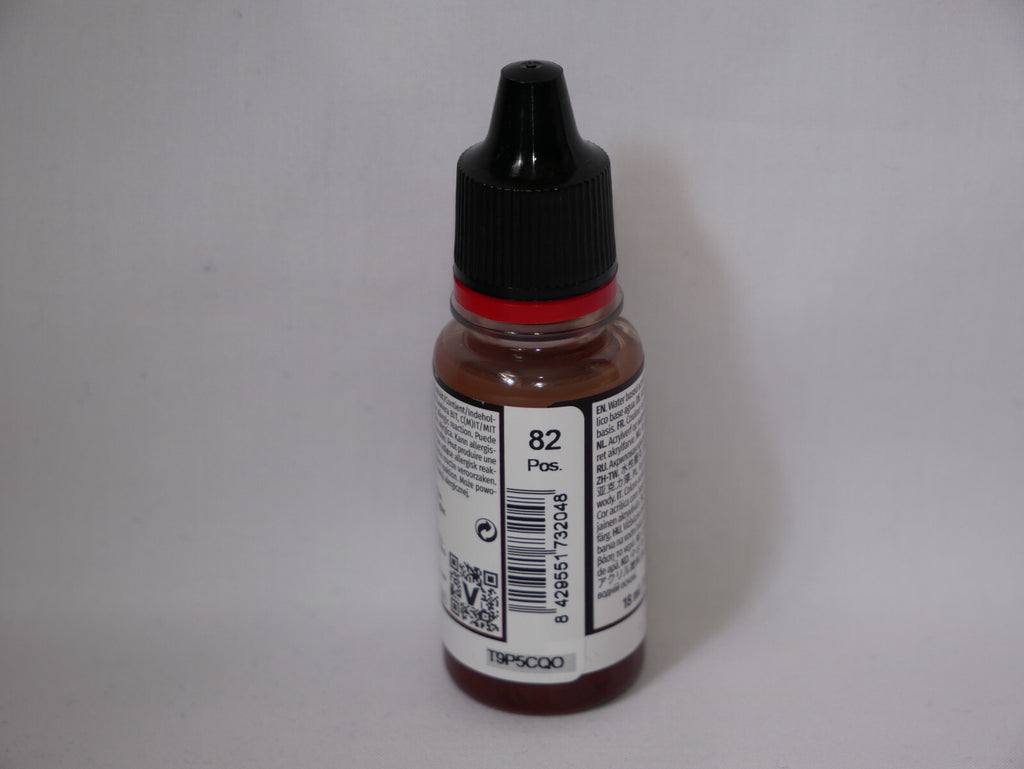 Vallejo Game Color Acrylic Washes Flesh 18ml/0.6 fl oz Dropper Bottle - 73.204