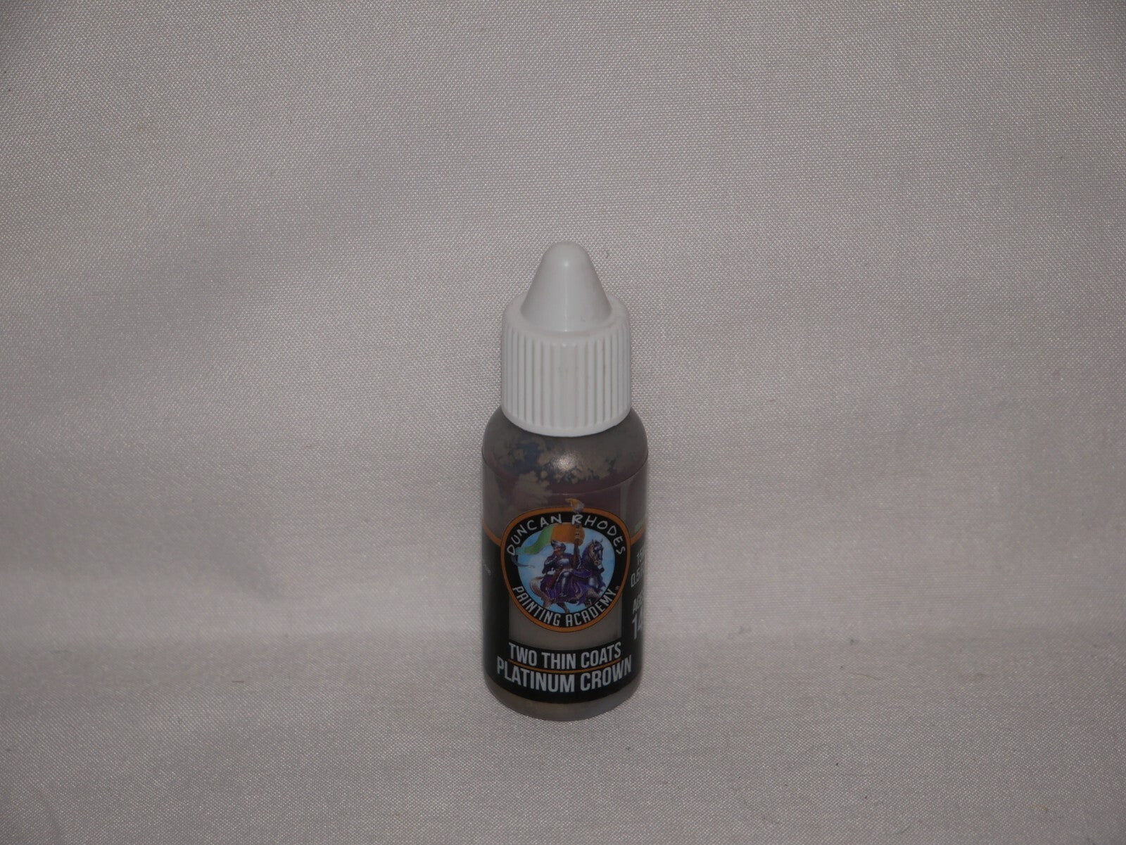 Duncan Rhodes Painting Academy 'Two Thin Coats' Platinum Crown 15ml Bottle 10111