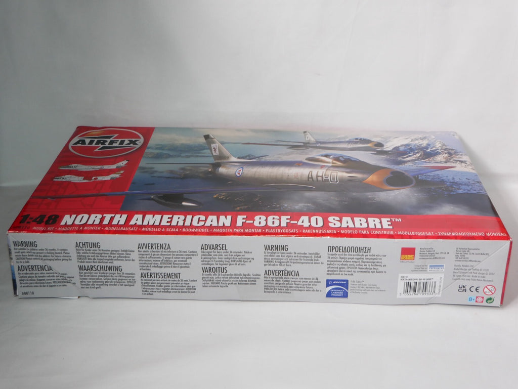 Airfix 1:48 Scale North American F-86F-40 Sabre Model Kit Skill Level 2 - A08110