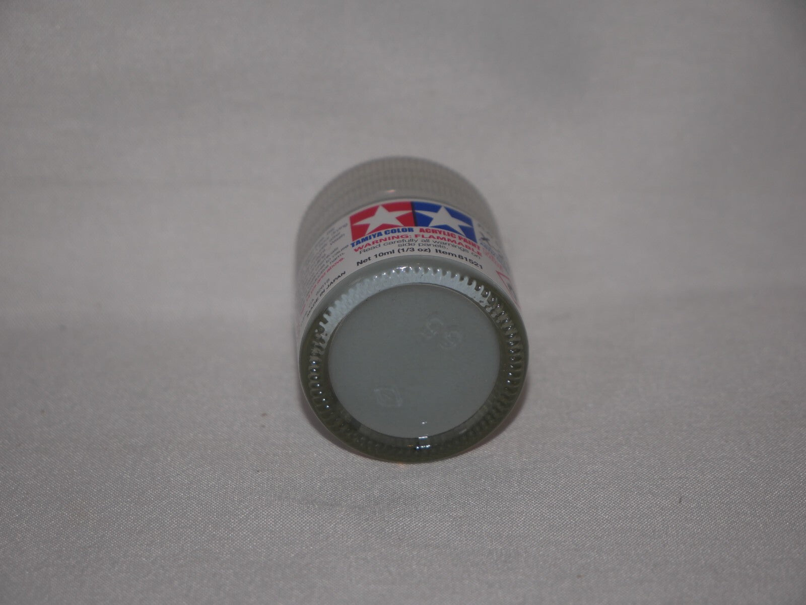 Tamiya Color Acrylic Model Paint Mini X-21 Flat Base 10ml 1/3oz Glass Jar 81521