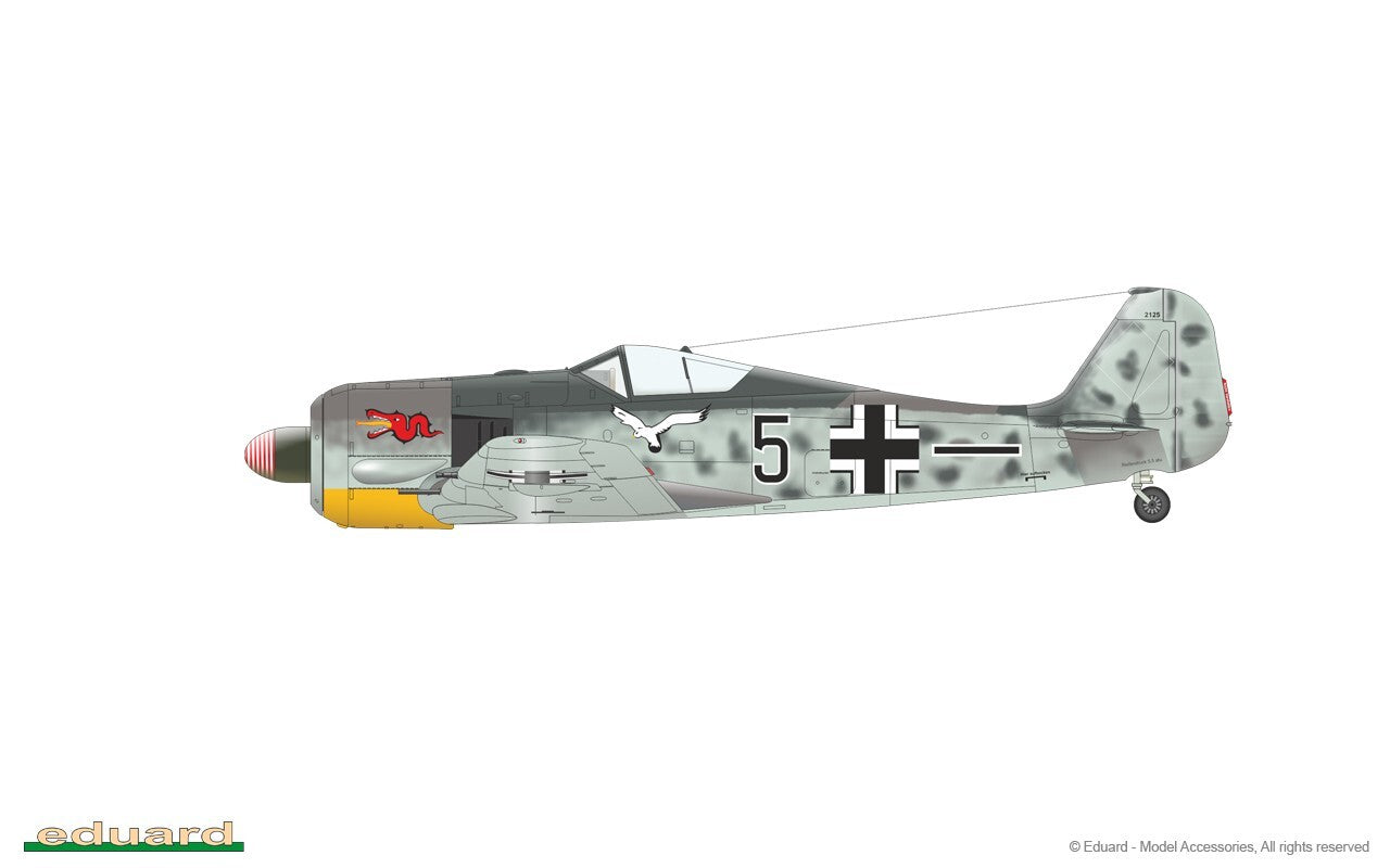Eduard 1:48 Scale Plastic Kits Focke-Wulf Fw 190A-2 ProfiPACK Edition - 82146