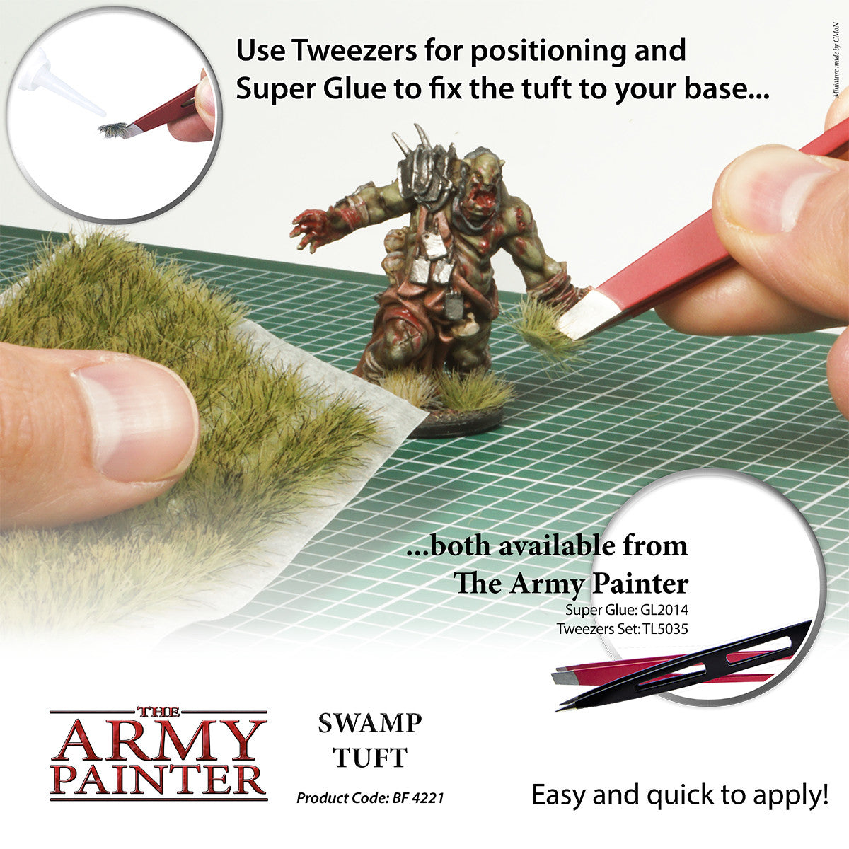 The Army Painter Battlefields Swamp Tufts For Wargaming (77) Per Pack - BF4221