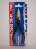 Tamiya Craft Tools Series 123 Sharp Pointed Slim Jaw Plastic Side Cutter - 74123