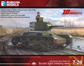 Rubicon Models 1:56 (28mm) Scale WWII Soviet T-26 Light Infantry Tank - 280070