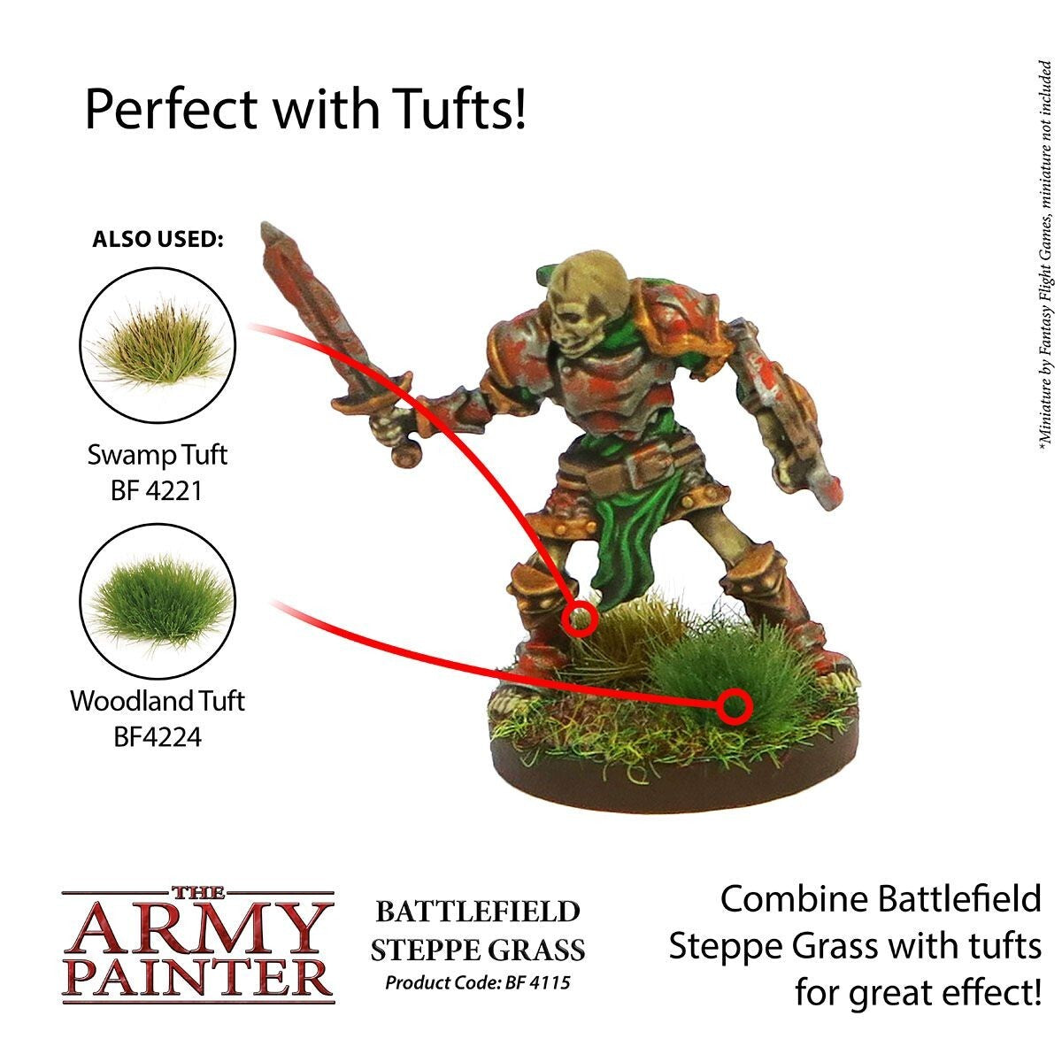 The Army Painter Battlefield Steppe Grass For Wargaming Bases 150ml Tub - BF4115