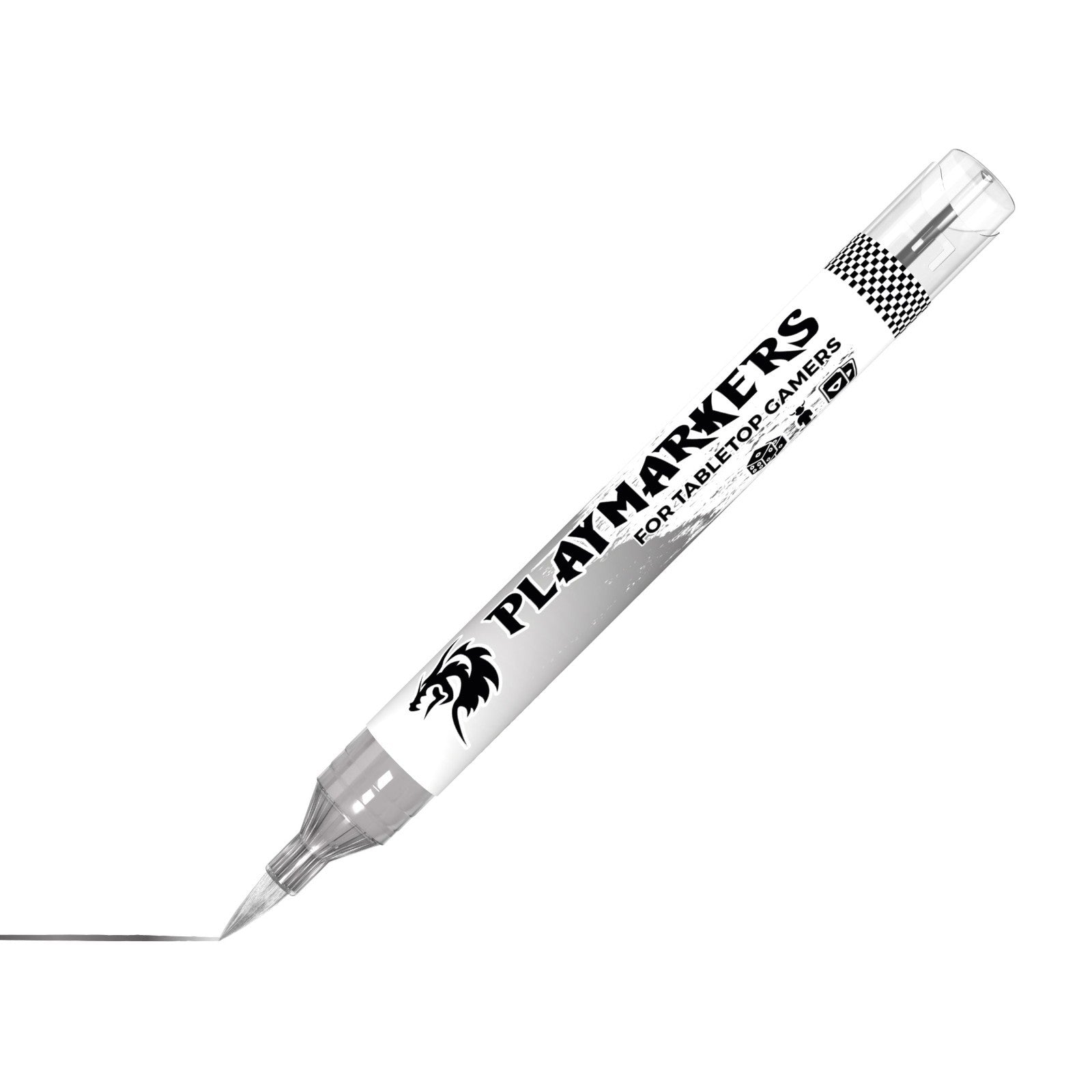 AK Interactive Acrylic Paint Playmarkers For Model Tabletop Games Silver - AKM030