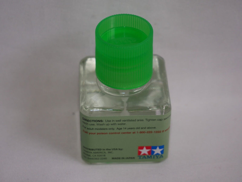 Tamiya Extra Thin Polystyrene Cement For Plastic Models 40ml Glass Jar - 87038