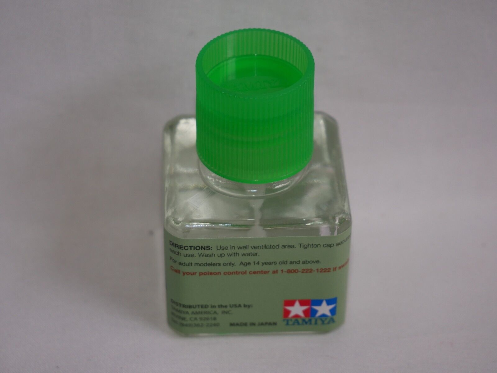 Tamiya Extra Thin Polystyrene Cement For Plastic Models 40ml Glass Jar - 87038